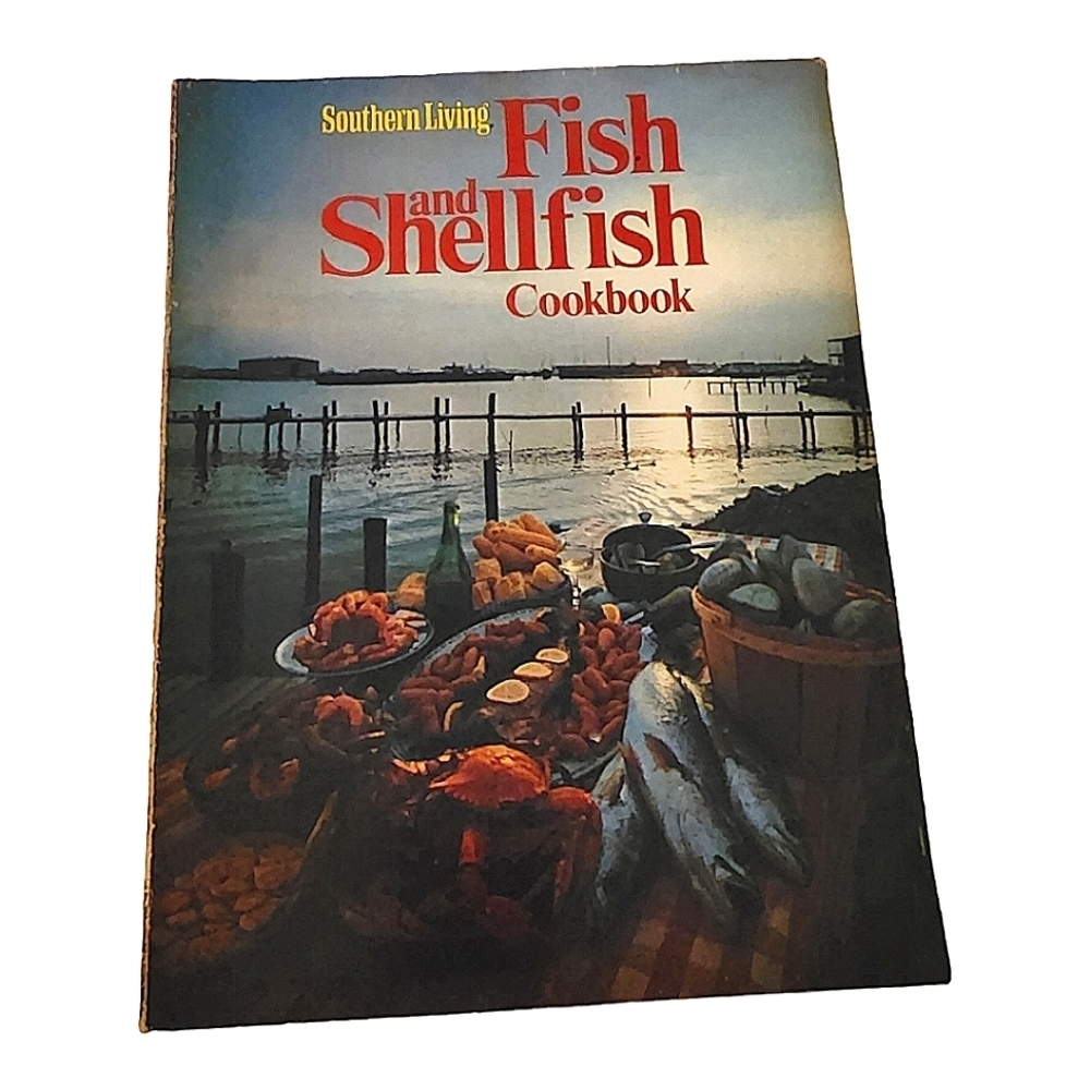 💖Vintage 1984 Southern Living Fish and Shellfish Paperback Cookbook